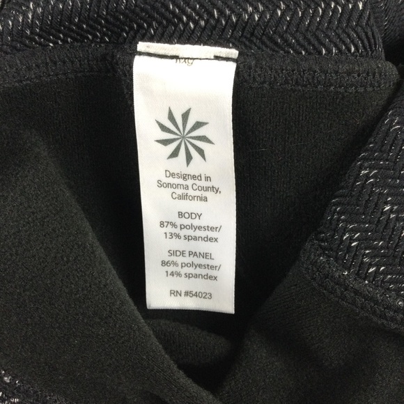 ATHLETA Herringbone Luxe Metro Drifter Leggings Sz Large Petite LP - Picture 11 of 13